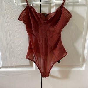 Dusty rose body suit